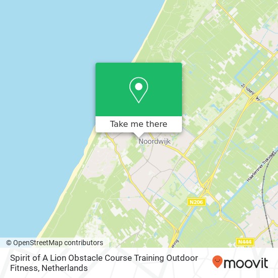 Spirit of A Lion Obstacle Course Training Outdoor Fitness, Nieuwe Zeeweg 50 map