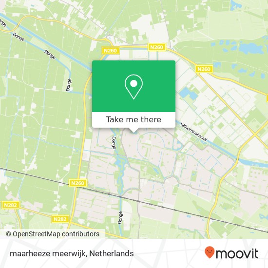 maarheeze meerwijk, 5045 KG Tilburg Karte