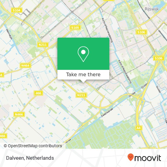 Dalveen, Dalveen, 2291 NG Wateringen, Nederland map