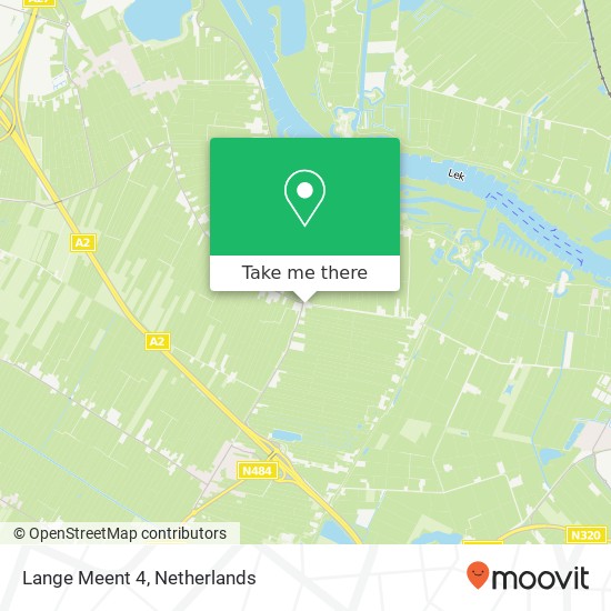 Lange Meent 4, 4121 KM Everdingen Karte