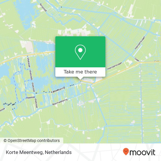 Korte Meentweg, 3651 LR Woerdense Verlaat Karte