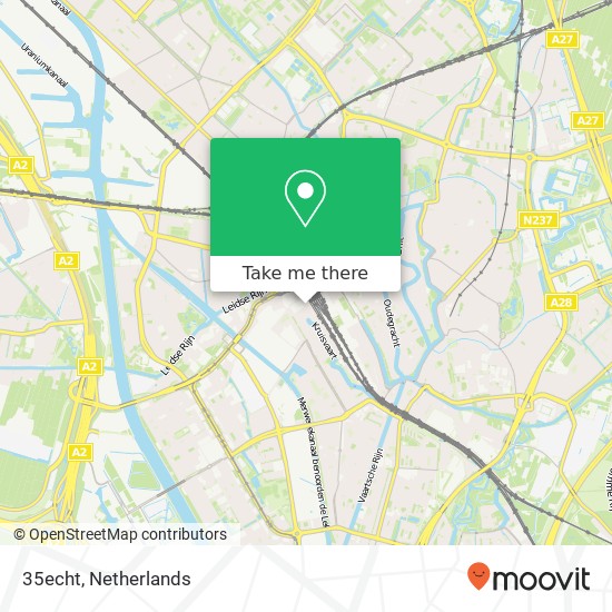35echt, 35echt, Mineurslaan 10, 3521 AG Utrecht, Nederland map