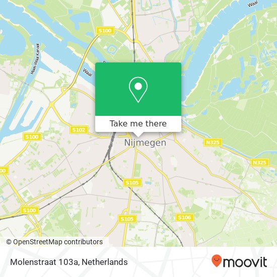 Molenstraat 103a, 6511 HD,6511 HD Nijmegen Karte