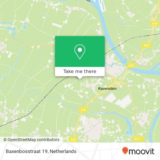 Baxenbosstraat 19, 5371 DK Ravenstein map