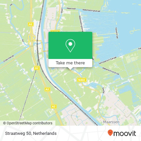 Straatweg 50, Straatweg 50, 3621 BP Breukelen, Nederland Karte