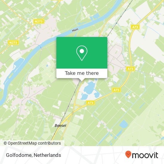 Golfodome, Rijksweg 1 map