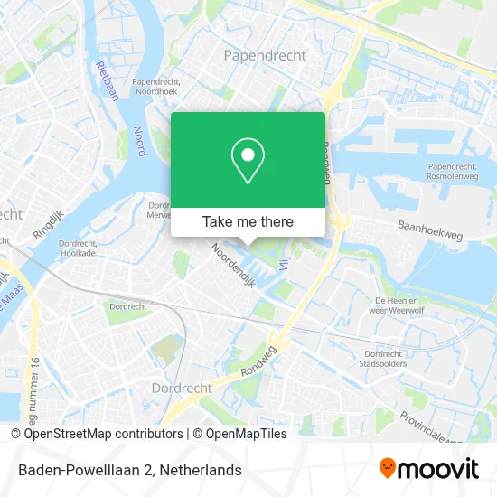 Baden-Powelllaan 2 map
