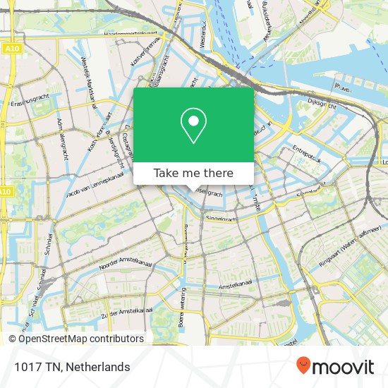 1017 TN, 1017 TN Amsterdam, Nederland Karte