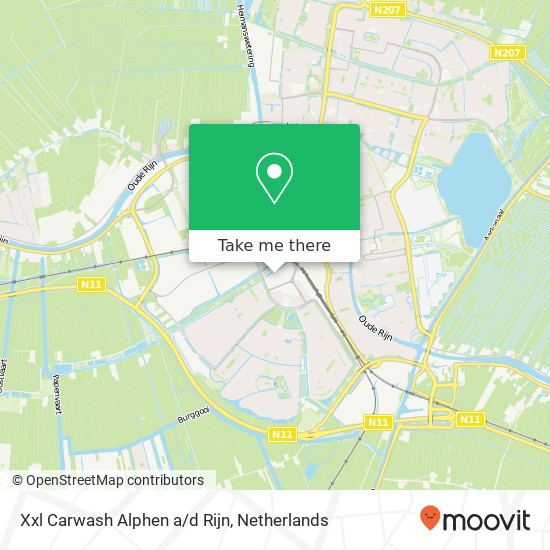 Xxl Carwash Alphen a / d Rijn, Euromarkt 151 map