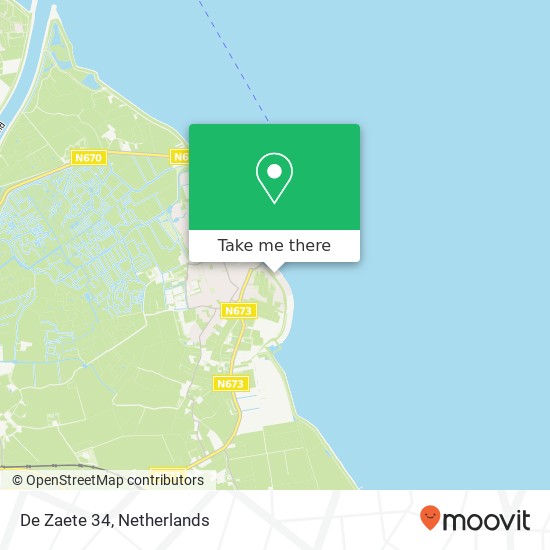 De Zaete 34, De Zaete 34, 4401 NT Yerseke, Nederland map