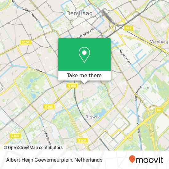 Albert Heijn Goeverneurplein, Goeverneurplein 20 map