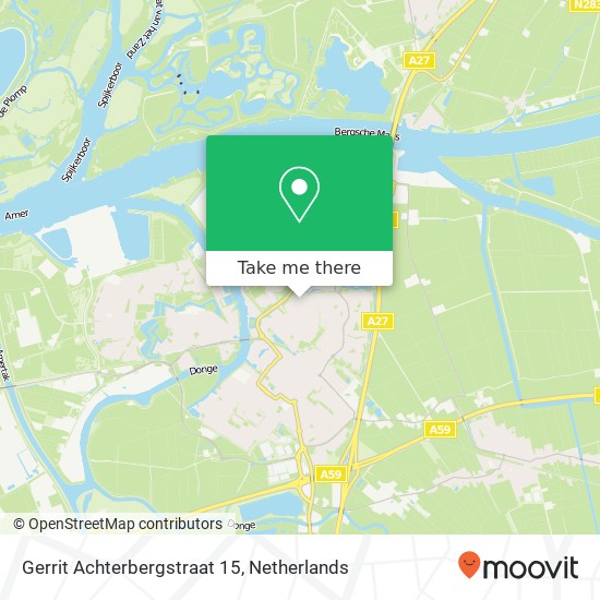 Gerrit Achterbergstraat 15, 4942 DS Raamsdonksveer map