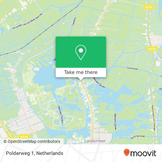 Polderweg 1, 1127 RN Den Ilp map