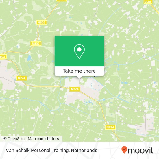 Van Schaik Personal Training, Barneveldsestraat 21 map