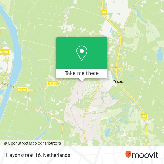Haydnstraat 16, 4661 BD Halsteren map