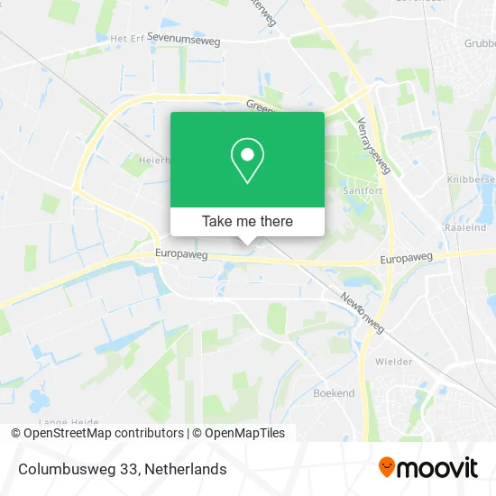 Columbusweg 33 map