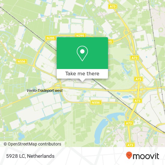 5928 LC, 5928 LC Venlo, Nederland map