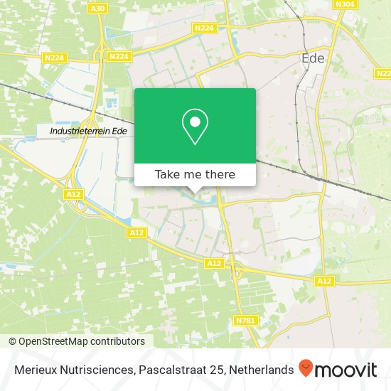 Merieux Nutrisciences, Pascalstraat 25 map