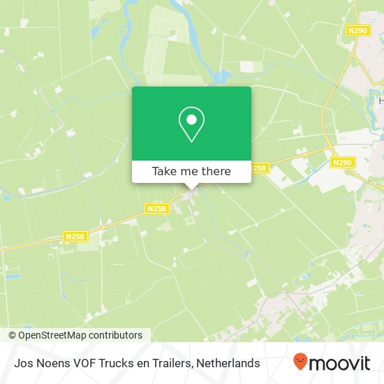 Jos Noens VOF Trucks en Trailers, Tolweg 73 map