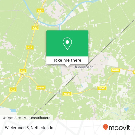 Wielerbaan 3, 4731 NV Oudenbosch map