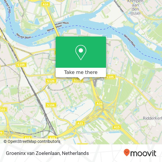 Groeninx van Zoelenlaan, Groeninx van Zoelenlaan, Nederland map