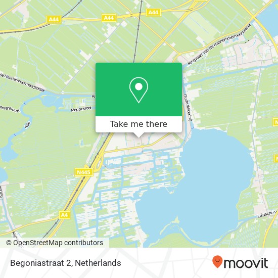 Begoniastraat 2, 2371 NG Roelofarendsveen map