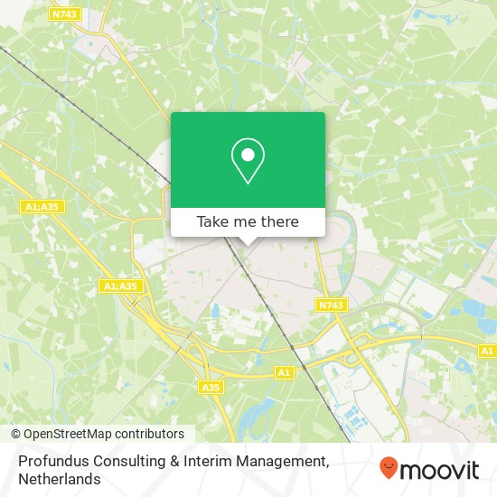 Profundus Consulting & Interim Management, Cor Hilbrinkstraat 58 map