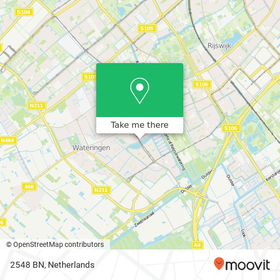 2548 BN, 2548 BN Den Haag, Nederland Karte