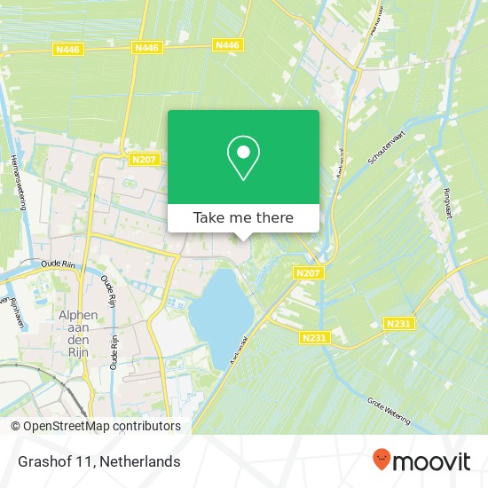 Grashof 11, 2403 VE Alphen aan den Rijn map