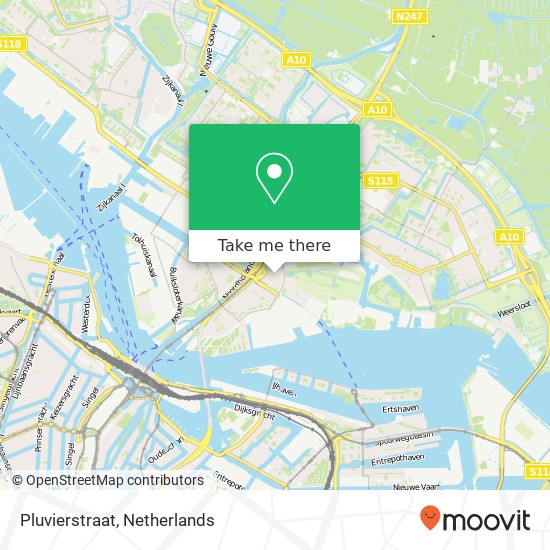 Pluvierstraat, 1022 AT Amsterdam map