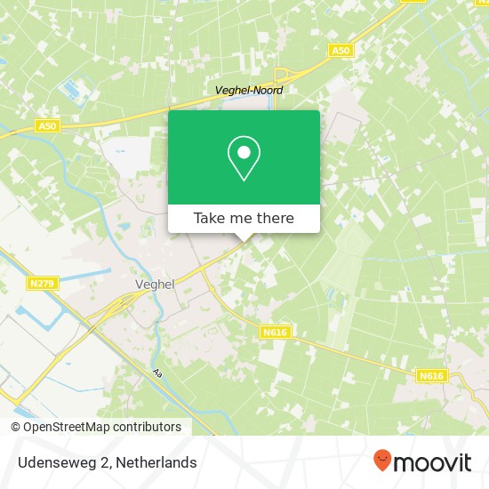 Udenseweg 2, 5464 VA Veghel map