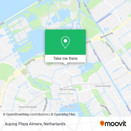Auping Plaza Almere map