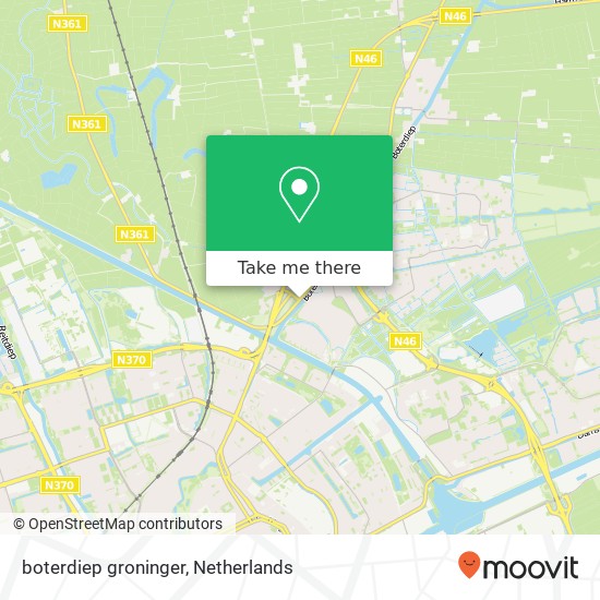 boterdiep groninger, 9731 Groningen map