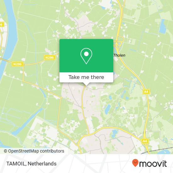 TAMOIL, Wouwseweg 1 map