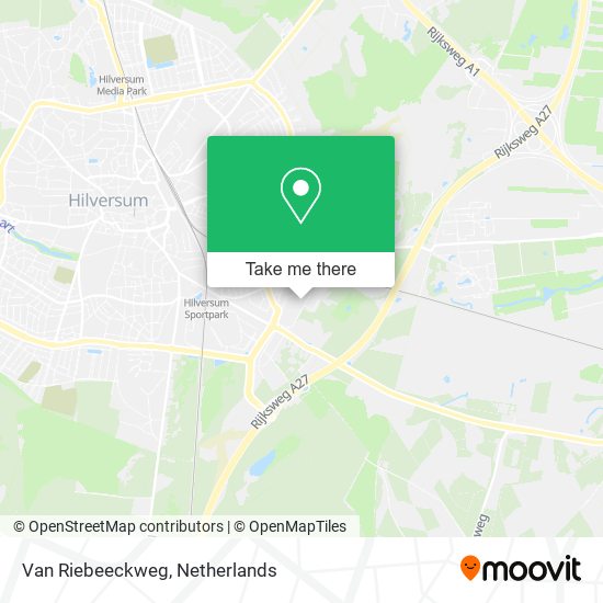 Van Riebeeckweg map