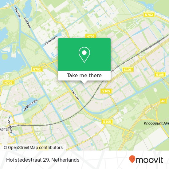 Hofstedestraat 29, 1333 TC Almere-Buiten map