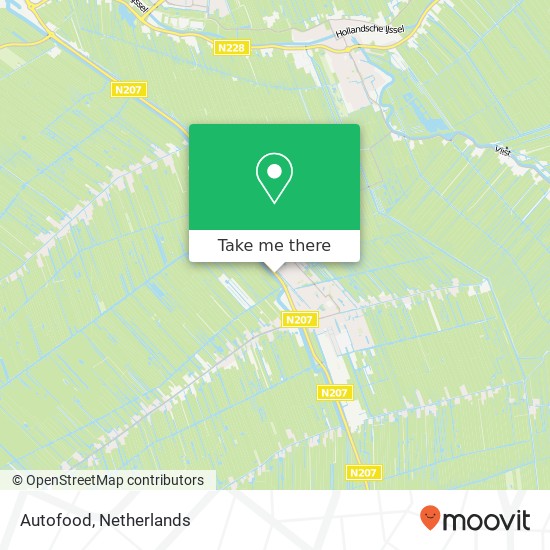 Autofood, Schoonhovenseweg 1 map