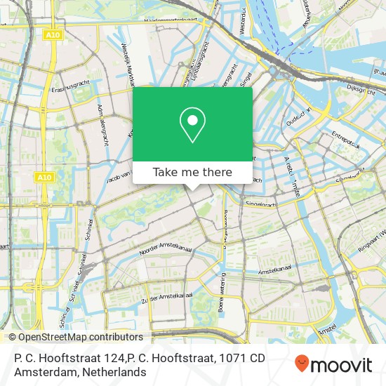 P. C. Hooftstraat 124,P. C. Hooftstraat, 1071 CD Amsterdam map