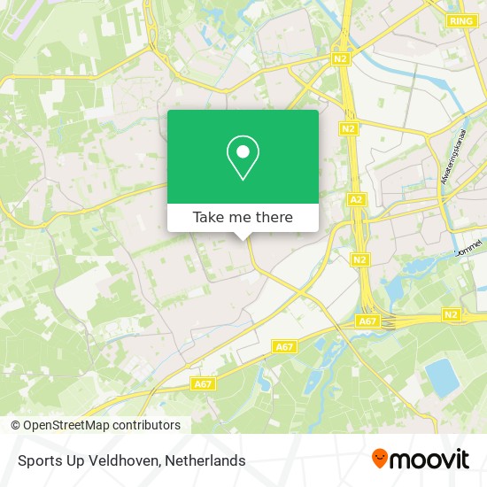 Sports Up Veldhoven map