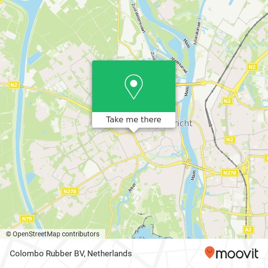 Colombo Rubber BV, Hertogsingel 1 Karte