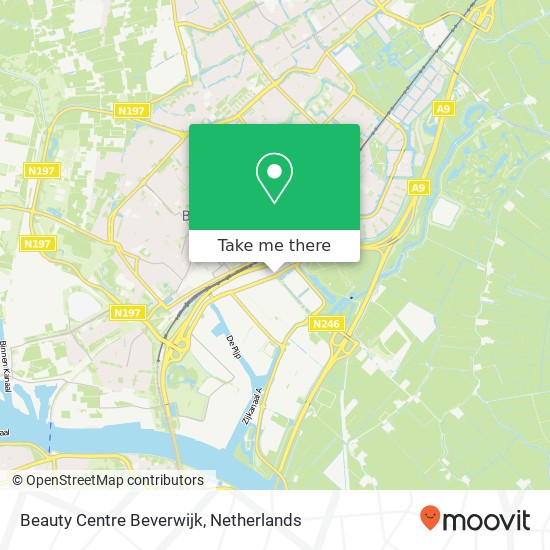 Beauty Centre Beverwijk map
