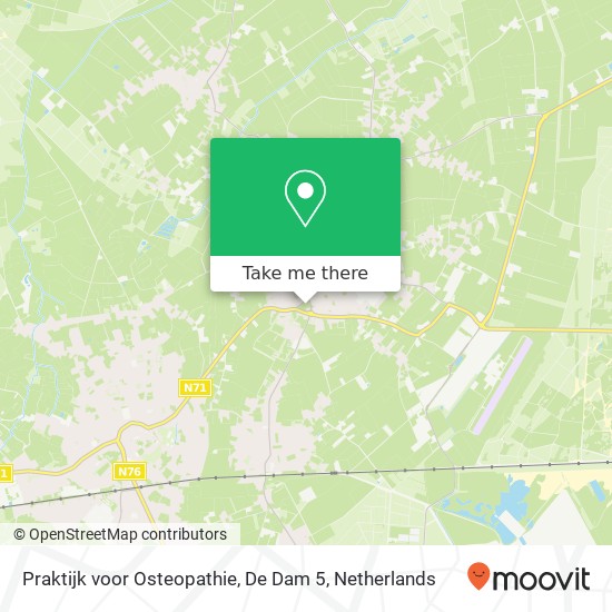 Praktijk voor Osteopathie, De Dam 5 map