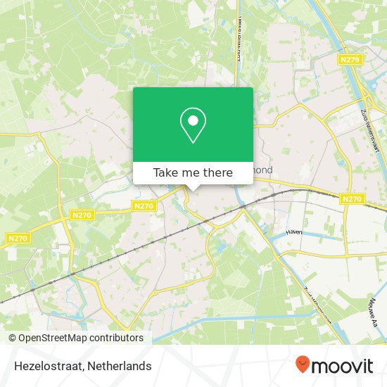 Hezelostraat, 5707 Helmond map