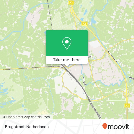 Brugstraat, 5282 NA Boxtel map