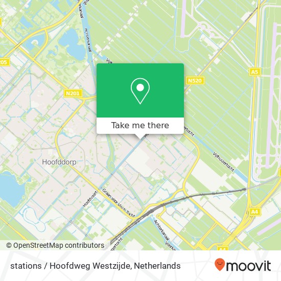 stations / Hoofdweg Westzijde, 2131 XG Hoofddorp Karte