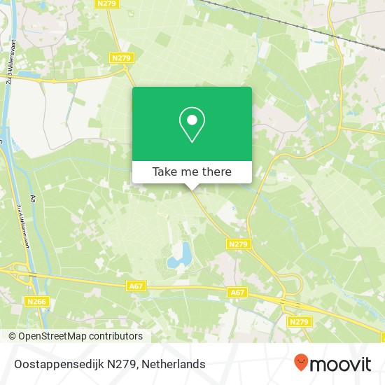 Oostappensedijk N279, 5724 PM Ommel map