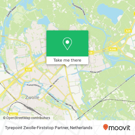 Tyrepoint Zwolle-Firststop Partner map