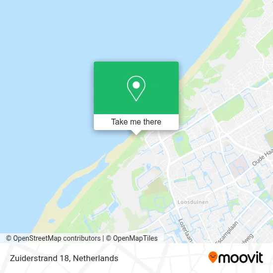 Zuiderstrand 18 map