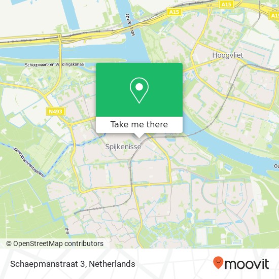 Schaepmanstraat 3, 3201 WH Spijkenisse map