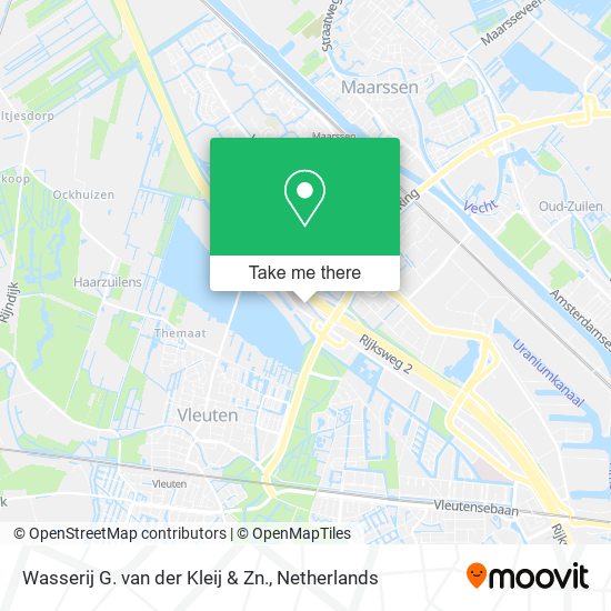 Wasserij G. van der Kleij & Zn. map